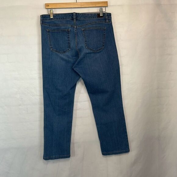 Lauren Ralph Lauren Womens Modern Straight Curvy Jeans size 12 ALTERED - Picture 13 of 16